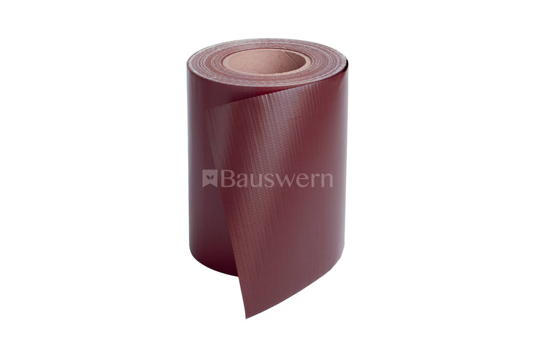 Bauswern ECO Sichtschutzstreifen 35 x 0,19 m (450 g/m²) + 28 clips, RAL8017 (Braun)