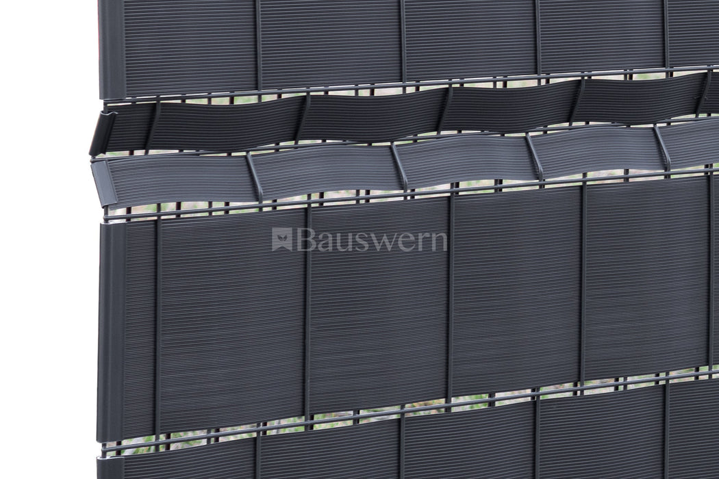 Bauswern Premium PP Privacy Screen Strips 50 x 0,0475 m (700 g/m²) RAL7016 (Grey)